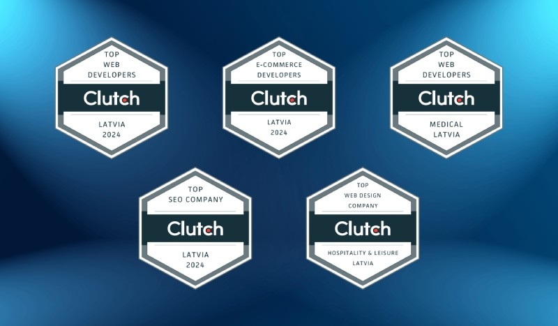 DEVNRISE Web Agency признана ведущей компанией по версии Clutch среди агентств веб-разработки и цифрового маркетинга из Латвии!